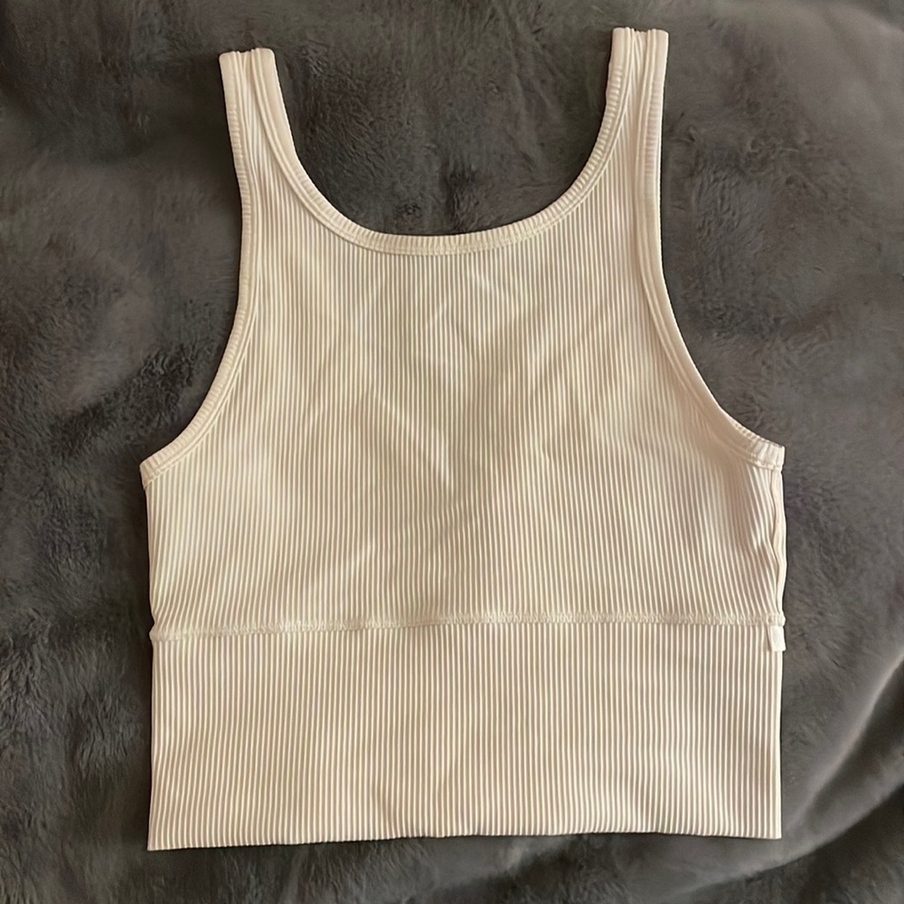 Off White Lululemon Tank